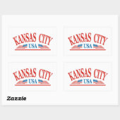 Sticker Rectangulaire Missouri (Feuille)