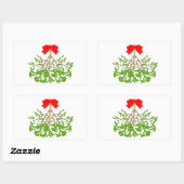 Sticker Rectangulaire Mistletoe (Feuille)