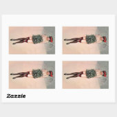 Sticker Rectangulaire Mistletoe Miss (Feuille)