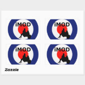 Sticker Rectangulaire Mod frais (Feuille)