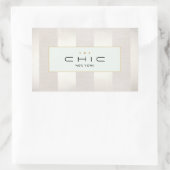 Sticker Rectangulaire Mode et beauté élégante Moderne en bande (Sac)