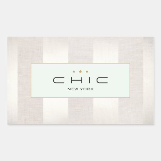 Sticker Rectangulaire Mode et beauté élégante Moderne en bande (Devant)