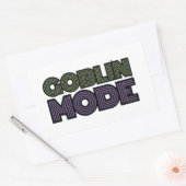 Sticker Rectangulaire Mode gobelin vers 2022 (Enveloppe)