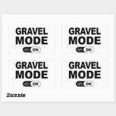 Sticker Rectangulaire Mode Gravure activé (Feuille)