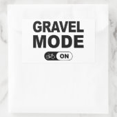 Sticker Rectangulaire Mode Gravure activé (Sac)