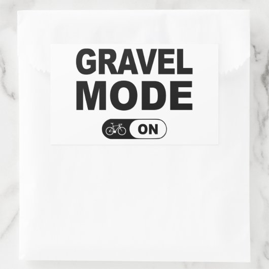 Sticker Rectangulaire Mode Gravure activé (Sac)