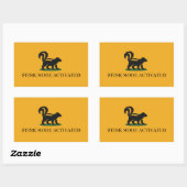 Sticker Rectangulaire Mode Puant Activé (Feuille)