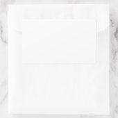 Sticker Rectangulaire Modèle blanc clair PERSONNALISER facile ajouter un (Sac)