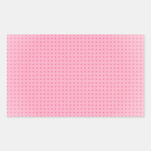 Sticker Rectangulaire Modèle Blank Personnalisé Blank Rose tendance