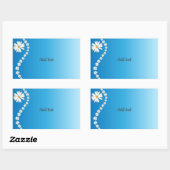 Sticker rectangulaire Modèle Daisy Design (Feuille)