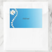 Sticker rectangulaire Modèle Daisy Design (Sac)