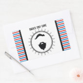 Sticker Rectangulaire Modèle de salon (Enveloppe)