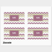 Sticker Rectangulaire Modèle des couleurs tendance 2013 (Feuille)
