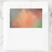 Sticker Rectangulaire Modèle élégant abstrait moderne personnalisé (Sac)