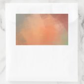 Sticker Rectangulaire Modèle élégant vierge d'art abstrait moderne perso (Sac)