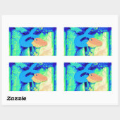 Sticker Rectangulaire modèle mermaid (Feuille)