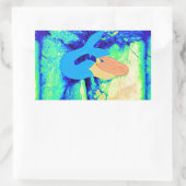 Sticker Rectangulaire modèle mermaid (Sac)