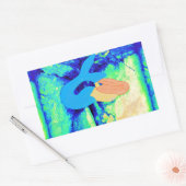 Sticker Rectangulaire modèle mermaid (Enveloppe)