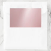 Sticker Rectangulaire Modèle moderne vierge élégant tendance or rose (Sac)