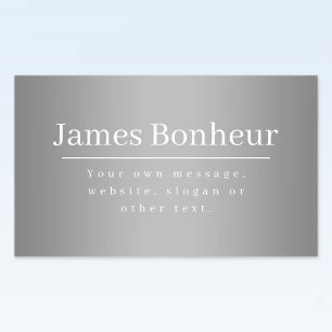 Sticker Rectangulaire Modèle promotionnel éditable pour les entreprises,