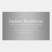 Sticker Rectangulaire Modèle promotionnel modifiable pour les entreprise (Devant)