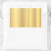 Sticker Rectangulaire Modèle vide élégant avec texte personnalisable de  (Sac)