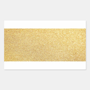 Sticker Rectangulaire Modèle vierge Ajoutez votre texte Moderne Paillett