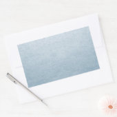 Sticker Rectangulaire Modèle vierge bleu clair brillant ajouter tout tex (Enveloppe)