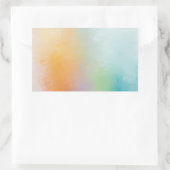 Sticker Rectangulaire Modèle vierge bleu jaune rouge rose Art abstrait (Sac)