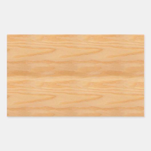 Sticker Rectangulaire Modèle vierge en bois tendance Design élégant Clas (Devant)