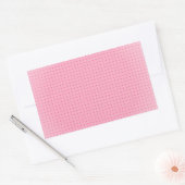 Sticker Rectangulaire Modèle vierge personnalisé rose tendre tendance (Enveloppe)