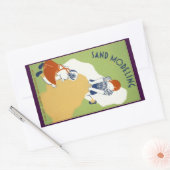 Sticker Rectangulaire Modélisation du sable (Enveloppe)