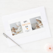 Sticker Rectangulaire Modern Collage Photo Bon thanksgiving Maman (Enveloppe)