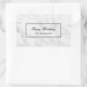 Sticker Rectangulaire Modern marble (Sac)