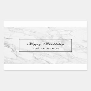 Sticker Rectangulaire Modern marble