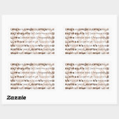 Sticker Rectangulaire Moderne Happy Kwanzaa (Feuille)