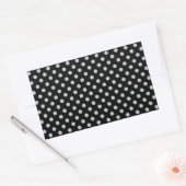 Sticker Rectangulaire Modifier Pois gris N'importe quelle couleur Clique (Enveloppe)