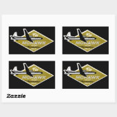 Sticker Rectangulaire Mohawk Airlines II 1960 (Feuille)