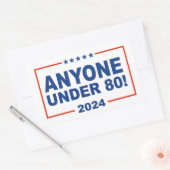 Sticker Rectangulaire Moins de 80 ans (Enveloppe)