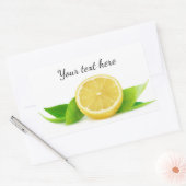 Sticker Rectangulaire Moitié de citron (Enveloppe)