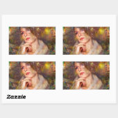 Sticker Rectangulaire Moment inopportun (Feuille)