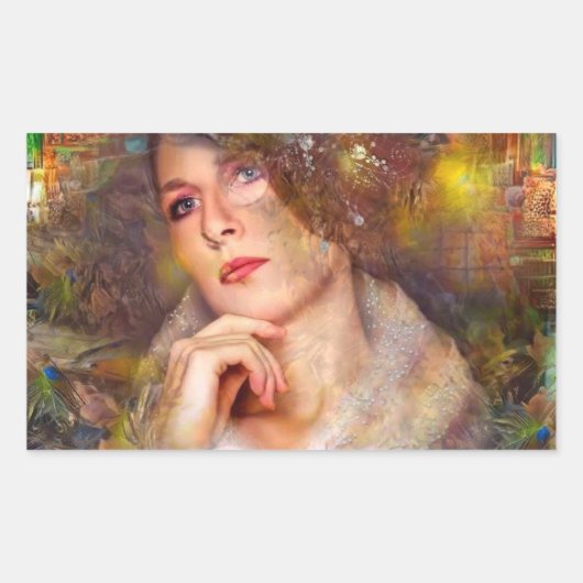 Sticker Rectangulaire Moment inopportun (Devant)