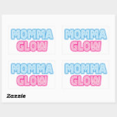 Sticker Rectangulaire Momma Glow (Feuille)