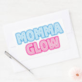 Sticker Rectangulaire Momma Glow (Enveloppe)