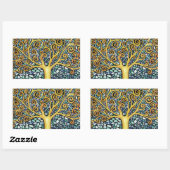 Sticker Rectangulaire Mon arbre de vie (Feuille)
