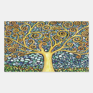 Sticker Rectangulaire Mon arbre de vie