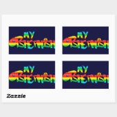 Sticker Rectangulaire Mon Opshernish (Feuille)
