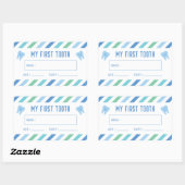 Sticker Rectangulaire Mon premier Gardien de dents (Feuille)