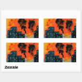 Sticker Rectangulaire Mon rêve (Feuille)