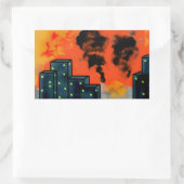 Sticker Rectangulaire Mon rêve (Sac)